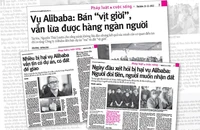 Các bài báo thông tin vụ án của Công ty Địa ốc Alibaba.