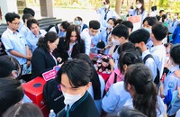Trường nghề đang thu hút nhiều thí sinh. Ảnh: PA