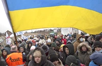 Cuộc xung đột Ukraine đã tạo ra dòng người tị nạn lớn nhất ở châu Âu kể từ Thế chiến II. Ảnh: AP