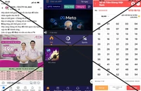 Fanpage giả mạo hệ thống bán lẻ Aeon Mall tuyển dụng việc làm lương cao và sau khi nhấp vào đường link đăng ký tài khoản, giao diện hiện ra trang đánh cược online. Ảnh: QUỐC HƯƠNG