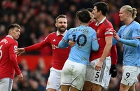 Man. Utd từng bị Man. City vùi dập ở Etihad. Ảnh: GETTY IMAGES