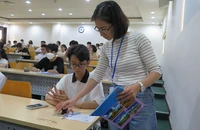 Thí sinh tham dự kỳ thi đánh giá năng lực của ĐH Quốc gia TP.HCM năm 2023. Ảnh: P.ANH