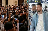 Messi đến Trung Quốc và gây nên cơn sốt thần tượng, trong khi người hâm mộ ở Indonesia thì đang thất vọng với tin Messi sẽ không đến Jakarta. Ảnh: GETTY IMAGES