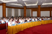 Quang cảnh Hội nghị sơ kết sáu tháng đầu năm và triển khai kế hoạch nhiệm vụ sáu tháng cuối năm 2023. Ảnh: CHÂN LUẬN