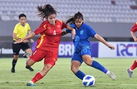 Nữ U-19 Việt Nam thua nữ Thái Lan ở trận chung kết. Ảnh: AFC