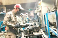 Nhiều lao động trong môi trường nặng nhọc khó có thể làm việc đến tuổi nghỉ hưu. Ảnh: PHONG ĐIỀN