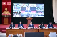 Lần đầu tiên Bộ GD&ĐT tổ chức chương trình gặp gỡ giáo viên theo hình thức trực tiếp kết hợp với trực tuyến. Ảnh: BỘ GD&ĐT