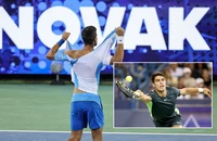 Djokovic và Alcaraz đang tạo nên cuộc cạnh tranh khốc liệt trong việc giành ngôi vị số 1 của năm. Ảnh: GETTY IMAGES