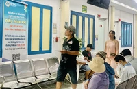 Truyền thông của Trung tâm Kiểm soát bệnh tật TP.HCM (HCDC) về bệnh đậu mùa khỉ tại BV Da liễu TP.HCM. Ảnh: THẢO PHƯƠNG