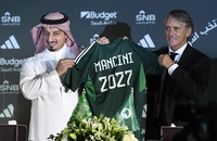 HLV Mancini rời đội tuyển Ý về dẫn dắt Saudi Arabia với hợp đồng đến năm 2027 nhưng trước mắt phải vô địch Asian Cup. Ảnh: REUTERS