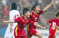 Các cầu thủ U-20 nữ Việt Nam bị đánh giá yếu nhất bảng B nhưng khẳng định sẽ chơi hết mình với cơ hội được cọ xát quý giá. Ảnh: CTP
