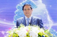 Thủ tướng Phạm Minh Chính phát biểu tại phiên họp cấp cao Toàn cảnh kinh tế tư nhân lần thứ nhất (ViPEL 2025). Ảnh: AN HIỀN