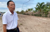 Một hộ dân bị cưỡng chế