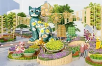 Đường hoa Nguyễn Huệ Tết 2023 lần đầu tiên xuất hiện 70 linh vật mèo