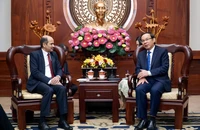 Lãnh đạo TP.HCM tiếp tân Đại sứ Đặc mệnh toàn quyền Ấn Độ tại Việt Nam