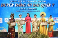 TP.HCM: Gần 400 người dự thi áo dài