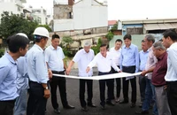 Đường nối nhà ga T3 sân bay Tân Sơn Nhất chậm tiến độ do vướng mặt bằng