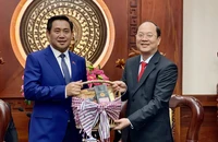 Lãnh đạo Thành ủy TP.HCM tiếp Bí thư, Tỉnh trưởng tỉnh Champasak, Lào