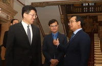 Chủ tịch Nguyễn Văn Được tiếp đoàn đại biểu cấp cao Đoàn Thanh niên Cộng sản Trung Quốc 