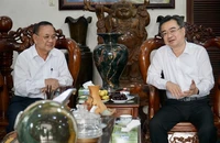 Phó Bí thư Thường trực TP.HCM Nguyễn Thanh Nghị thăm tướng lĩnh Công an, Quân đội dịp 27-7
