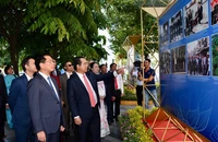 Phó Thủ tướng Bùi Thanh Sơn dự khai mạc triển lãm ảnh 80 năm ngoại giao Việt Nam tại TP.HCM