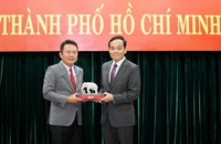 Bí thư TP.HCM Trần Lưu Quang kêu gọi SCG Việt Nam đầu tư các dự án năng lượng xanh