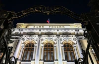 Trụ sở Ngân hàng Trung ương Nga ở thủ đô Moscow (Nga). Ảnh: SPUTNIK