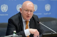 Đại sứ Nga tại Liên Hợp Quốc Vassily Nebenzia. Ảnh: AP