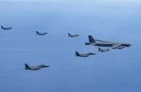 Mỹ-Nhật-Hàn lần đầu tập trận không quân chung, có máy bay ném bom B-52