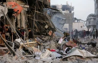 Chùm ảnh: Bệnh viện lớn nhất Gaza còn lại gì sau 2 tuần bị Israel bao vây, tấn công?