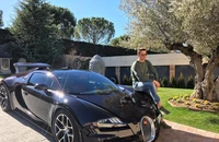 Siêu xe của Ronaldo bị phá hủy sau tai nạn 