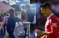 Ronaldo bị phát hiện ‘trốn’ khỏi sân Old Trafford