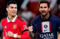 Ronaldo mừng rỡ khi đánh bại Messi