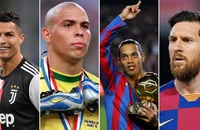Ronaldinho lắt léo khi chọn lựa giữa Messi và Ronaldo