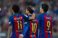 Inter Miami tái hợp Messi với hai bạn thân Suarez và Neymar