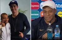 Mbappe không áp lực từ thần tượng Ronaldo