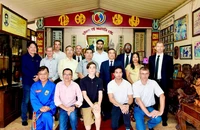 Đoàn võ sư quốc tế môn phái Vovinam và chuyến hành trình về nguồn cội