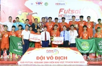 Đại học Nông Lâm vô địch thuyết phục giải Futsal Sinh viên TP.HCM 