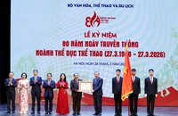 Tổng Bí thư Tô Lâm dự lễ kỷ niệm 80 năm thể thao Việt Nam