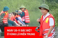 thầy cô, ngập lụt, trường học