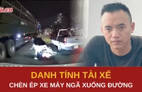 Tạm giữ tài xế ô tô ép xe máy ngã xuống đường