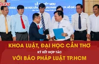 Khoa Luật, Đại học Cần Thơ ký kết hợp tác với Báo Pháp Luật TP.HCM