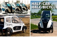 Độc đáo chiếc xe đạp điện chạy trên bốn bánh gần 260 triệu đồng