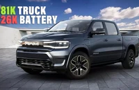 Pin của xe tải điện RAM 1500 REV 2025 có thể đắt bằng chiếc Chevy Bolt