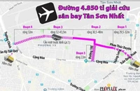 UBND TP.HCM đã phê duyệt dự án đường nối Trần Quốc Hoàn – Cộng Hòa