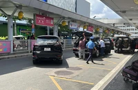 Thanh tra giao thông làm điều tiết viên bất đắc dĩ ở sân bay Tân Sơn Nhất
