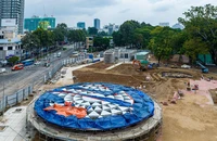 Lộ diện giếng trời 'khổng lồ' tại ga Bến Thành, tuyến metro số 1