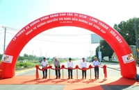 Thông xe đường song hành cao tốc TP.HCM - Long Thành - Dầu Giây, giải tỏa áp lực cho khu Đông TP.HCM