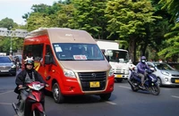 Thi công xong đường Phạm Hữu Lầu, TP.HCM và điều chỉnh lộ trình xe buýt