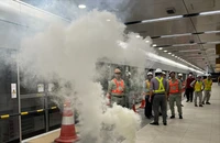 Nghiệm thu phòng cháy chữa cháy ở nhà ga metro số 1 Bến Thành - Suối Tiên